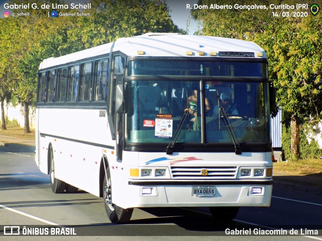 Ônibus Particulares 0655 na cidade de Curitiba, Paraná, Brasil, por Gabriel Giacomin de Lima. Número da foto: #8866902.