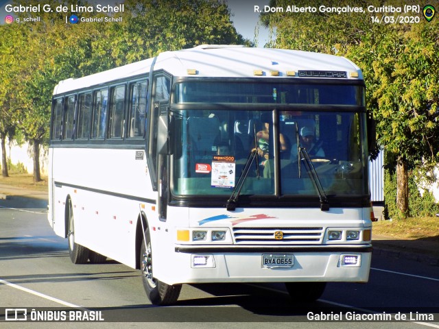 Ônibus Particulares 0655 na cidade de Curitiba, Paraná, Brasil, por Gabriel Giacomin de Lima. ID da foto: 8866902.