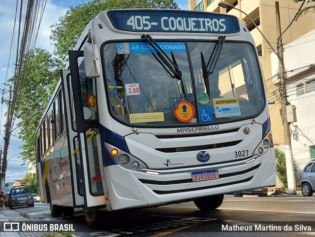 Viação Pinheiral 3027 na cidade de Volta Redonda, Rio de Janeiro, Brasil, por Matheus Martins da Silva. Número da foto: #8868615.