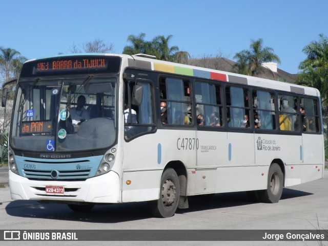 Viação Redentor C47870 na cidade de Rio de Janeiro, Rio de Janeiro, Brasil, por Jorge Gonçalves. Número da foto: #8893162.
