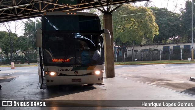 Empresa Gontijo de Transportes 17320 na cidade de São Paulo, São Paulo, Brasil, por Henrique Lopes Gomes. ID da foto: 8894321.