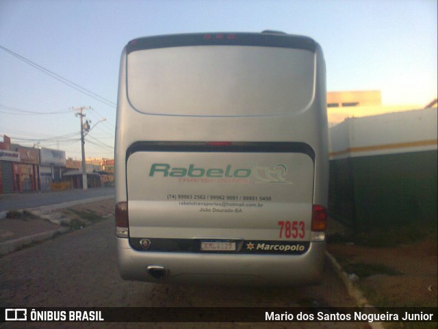 Rabelo Transportes 7853 na cidade de Irecê, Bahia, Brasil, por Mario dos Santos Nogueira Junior. ID da foto: 8892089.