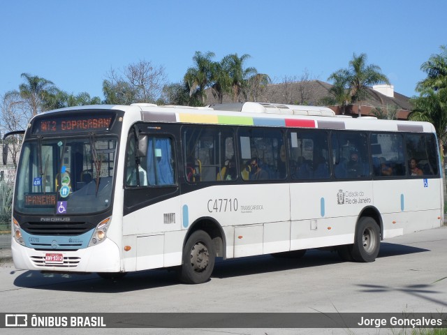 Viação Redentor C47710 na cidade de Rio de Janeiro, Rio de Janeiro, Brasil, por Jorge Gonçalves. Número da foto: #8894563.