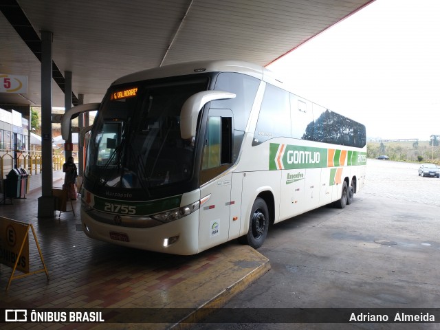 Empresa Gontijo de Transportes 21755 na cidade de João Monlevade, Minas Gerais, Brasil, por Adriano  Almeida. Número da foto: #8894332.