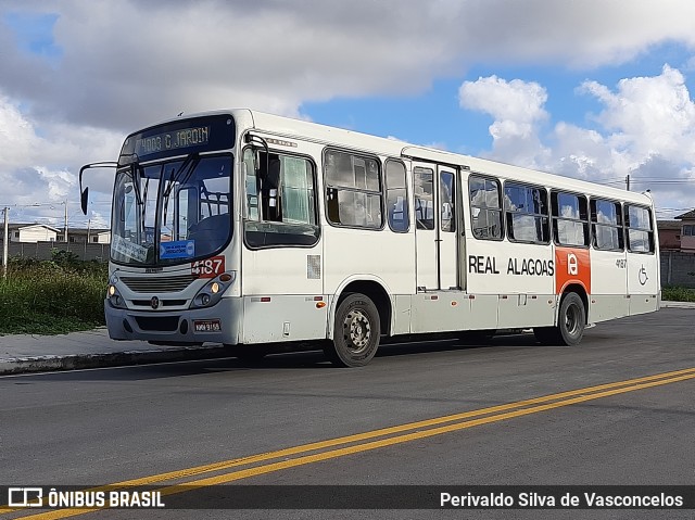 Real Alagoas de Viação 4187 na cidade de Maceió, Alagoas, Brasil, por Perivaldo Silva de Vasconcelos . ID da foto: 8893358.