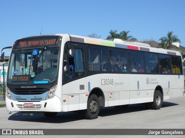 Transportes Futuro C30348 na cidade de Rio de Janeiro, Rio de Janeiro, Brasil, por Jorge Gonçalves. ID da foto: 8893112.