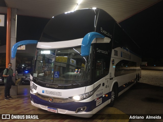 Viação Piracicabana 2690 na cidade de João Monlevade, Minas Gerais, Brasil, por Adriano  Almeida. Número da foto: #8894718.