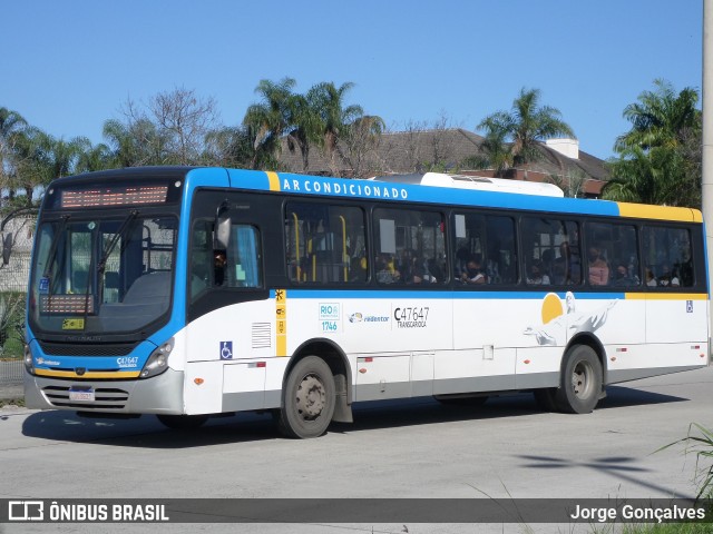 Viação Redentor C47647 na cidade de Rio de Janeiro, Rio de Janeiro, Brasil, por Jorge Gonçalves. ID da foto: 8893442.