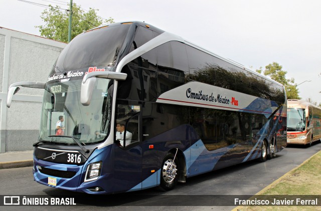 ODM - Ómnibus de México 3816 na cidade de Gustavo A. Madero, Ciudad de México, México, por Francisco Javier Ferral. Número da foto: #8893523.