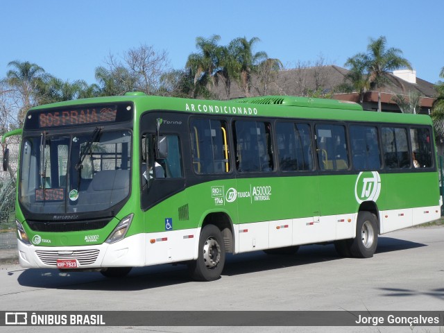 Tijuquinha - Auto Viação Tijuca A50002 na cidade de Rio de Janeiro, Rio de Janeiro, Brasil, por Jorge Gonçalves. Número da foto: #8894661.