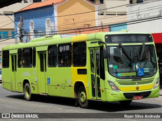 Transcol Transportes Coletivos 04472 na cidade de Teresina, Piauí, Brasil, por Ruan Silva Andrade. ID da foto: 8893339.