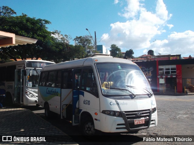 Empresa de Transportes Coutinho 6510 na cidade de Três Corações, Minas Gerais, Brasil, por Fábio Mateus Tibúrcio. ID da foto: 8892661.