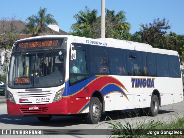 Transportadora Tinguá RJ 156.017 na cidade de Rio de Janeiro, Rio de Janeiro, Brasil, por Jorge Gonçalves. Número da foto: #8893428.