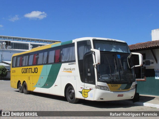 Empresa Gontijo de Transportes 12315 na cidade de Itabaiana, Sergipe, Brasil, por Rafael Rodrigues Forencio. Número da foto: #8893480.