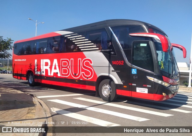Lirabus 14052 na cidade de Indaiatuba, São Paulo, Brasil, por Henrique Alves de Paula Silva. Número da foto: #8892191.