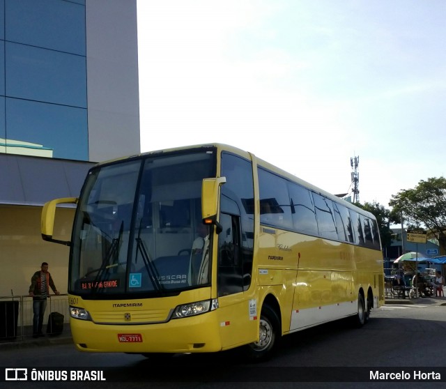 Viação Itapemirim 45601 na cidade de Rio de Janeiro, Rio de Janeiro, Brasil, por Marcelo Horta. ID da foto: 8892053.