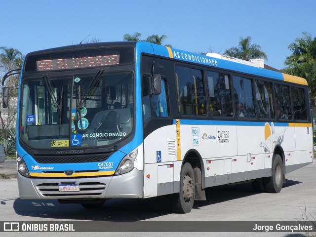 Viação Redentor C47687 na cidade de Rio de Janeiro, Rio de Janeiro, Brasil, por Jorge Gonçalves. Número da foto: #8893145.
