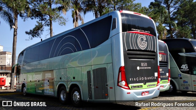 Viação Garcia 8511 na cidade de Curitiba, Paraná, Brasil, por Rafael Rodrigues Forencio. Número da foto: #8891863.