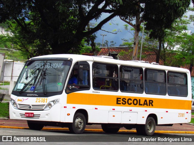 Rápido Expresso Fênix Viação 25181 na cidade de Cubatão, São Paulo, Brasil, por Adam Xavier Rodrigues Lima. ID da foto: 8892863.