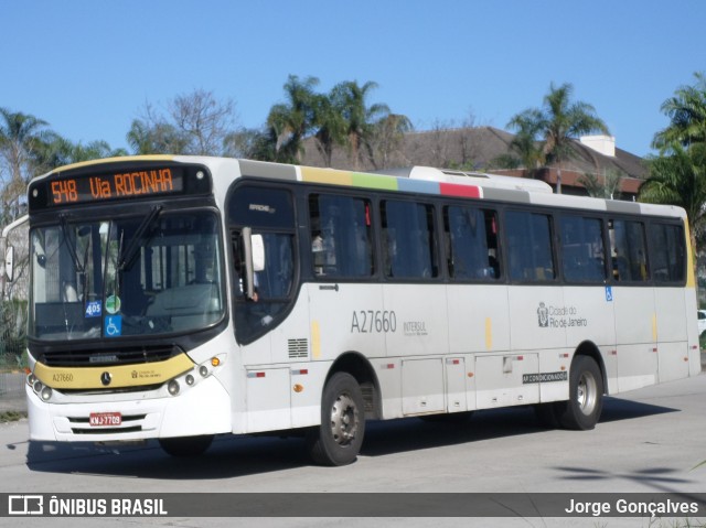 Transportes Vila Isabel A27660 na cidade de Rio de Janeiro, Rio de Janeiro, Brasil, por Jorge Gonçalves. Número da foto: #8894648.