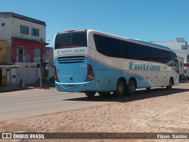 Emtram 4190 na cidade de Barra da Estiva, Bahia, Brasil, por Flávio  Santos. Número da foto: #8894492.