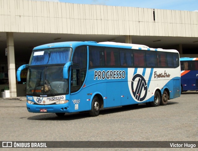 Auto Viação Progresso 7133 na cidade de Caruaru, Pernambuco, Brasil, por Victor Hugo. ID da foto: 8894879.