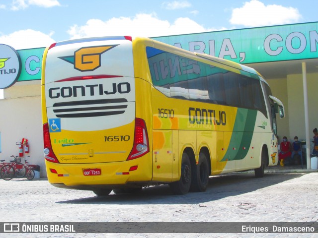 Empresa Gontijo de Transportes 16510 na cidade de Eunápolis, Bahia, Brasil, por Eriques  Damasceno. ID da foto: 8896790.