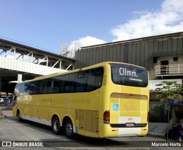 Viação Itapemirim 8813 na cidade de Rio de Janeiro, Rio de Janeiro, Brasil, por Marcelo Horta. ID da foto: 8896957.