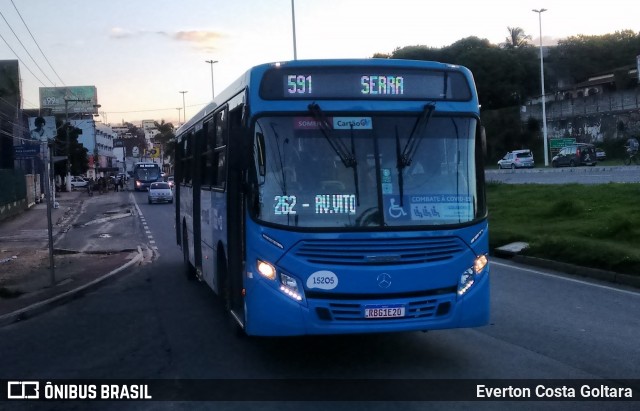 Viação Serrana 15205 na cidade de Cariacica, Espírito Santo, Brasil, por Everton Costa Goltara. Número da foto: #8896134.