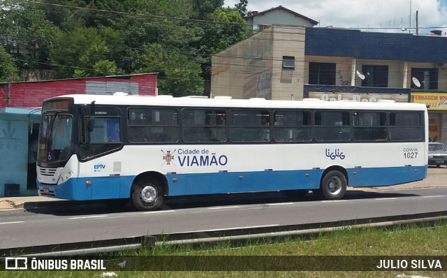 Empresa de Transporte Coletivo Viamão 1027 na cidade de Viamão, Rio Grande do Sul, Brasil, por JULIO SILVA. Número da foto: #8897004.