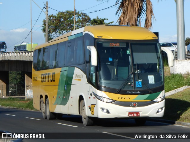 Empresa Gontijo de Transportes 19535 na cidade de Vitória, Espírito Santo, Brasil, por Wellington  da Silva Felix. ID da foto: 8895861.