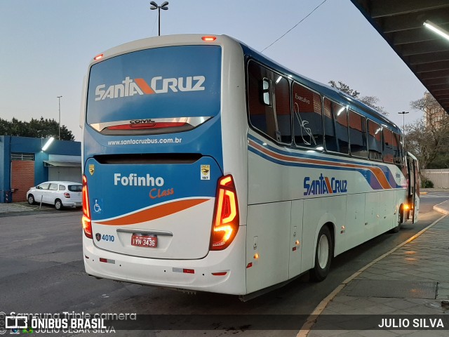 VUSC - Viação União Santa Cruz 4010 na cidade de Porto Alegre, Rio Grande do Sul, Brasil, por JULIO SILVA. Número da foto: #8897476.