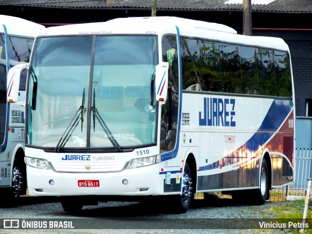 Transporte e Turismo Juarez 1510 na cidade de Joinville, Santa Catarina, Brasil, por Vinicius Petris. ID da foto: 8899135.