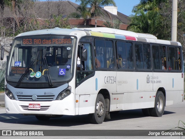 Viação Redentor C47534 na cidade de Rio de Janeiro, Rio de Janeiro, Brasil, por Jorge Gonçalves. Número da foto: #8899161.