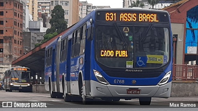 SOPAL - Sociedade de Ônibus Porto-Alegrense Ltda. 6768 na cidade de Porto Alegre, Rio Grande do Sul, Brasil, por Max Ramos. ID da foto: 8898236.