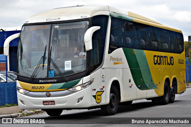 Empresa Gontijo de Transportes 18220 na cidade de São Paulo, São Paulo, Brasil, por Bruno Aparecido Machado. ID da foto: 8897712.