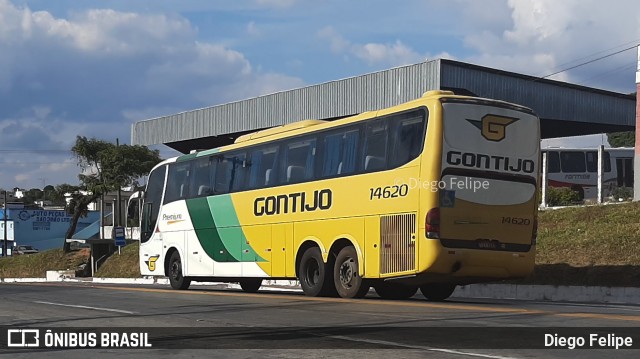 Empresa Gontijo de Transportes 14620 na cidade de Formiga, Minas Gerais, Brasil, por Diego Felipe. ID da foto: 8899363.