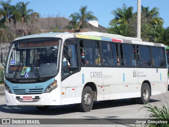 Viação Redentor C47655 na cidade de Rio de Janeiro, Rio de Janeiro, Brasil, por Jorge Gonçalves. Número da foto: #8899422.