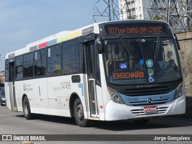Viação Redentor C47498 na cidade de Rio de Janeiro, Rio de Janeiro, Brasil, por Jorge Gonçalves. Número da foto: #8900002.