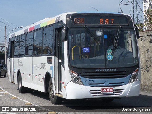 Viação Redentor C47473 na cidade de Rio de Janeiro, Rio de Janeiro, Brasil, por Jorge Gonçalves. Número da foto: #8900049.