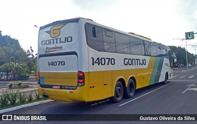 Empresa Gontijo de Transportes 14070 na cidade de São Simão, Goiás, Brasil, por Gustavo Oliveira da Silva. Número da foto: #8897539.