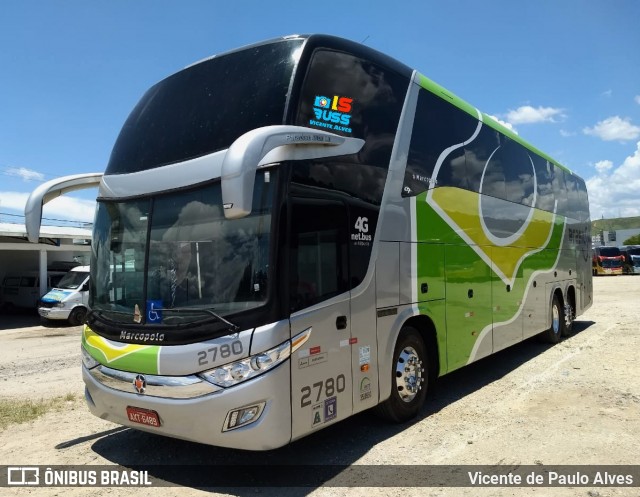 Brasil Sul Linhas Rodoviárias 2780 na cidade de Aparecida, São Paulo, Brasil, por Vicente de Paulo Alves. ID da foto: 8899511.