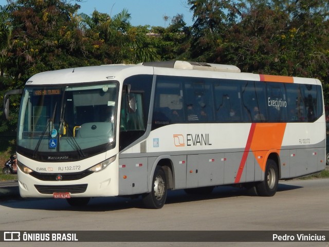 Evanil Transportes e Turismo RJ 132.072 na cidade de Rio de Janeiro, Rio de Janeiro, Brasil, por Pedro Vinicius. Número da foto: #8900663.
