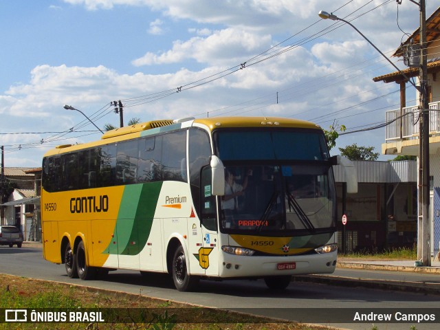 Empresa Gontijo de Transportes 14550 na cidade de Várzea da Palma, Minas Gerais, Brasil, por Andrew Campos. Número da foto: #8902682.
