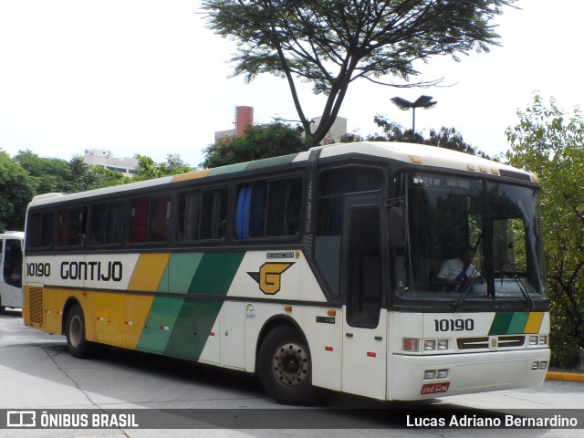 Empresa Gontijo de Transportes 10190 na cidade de São Paulo, São Paulo, Brasil, por Lucas Adriano Bernardino. ID da foto: 8901449.