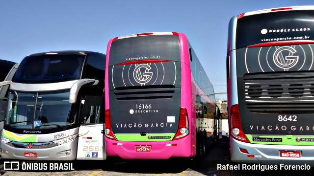 Viação Garcia 16166 na cidade de Curitiba, Paraná, Brasil, por Rafael Rodrigues Forencio. Número da foto: #8902607.