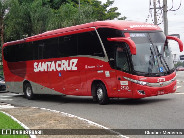 Viação Santa Cruz 23119 na cidade de São Paulo, São Paulo, Brasil, por Glauber Medeiros. ID da foto: 8902084.