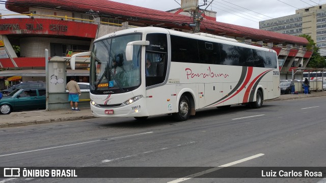 Paraibuna Transportes 20018 na cidade de Juiz de Fora, Minas Gerais, Brasil, por Luiz Carlos Rosa. Número da foto: #8900887.