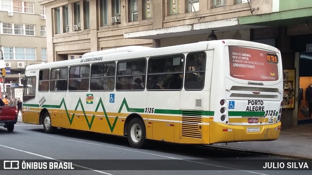 Sudeste Transportes Coletivos 3125 na cidade de Porto Alegre, Rio Grande do Sul, Brasil, por JULIO SILVA. Número da foto: #8902948.