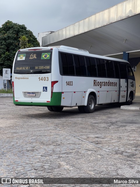 Viação Riograndense 1403 na cidade de Nova Cruz, Rio Grande do Norte, Brasil, por Marco Silva. Número da foto: #8902362.